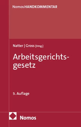 Abbildung von Natter / Gross (Hrsg.) | Arbeitsgerichtsgesetz | 3. Auflage | 2025 | beck-shop.de