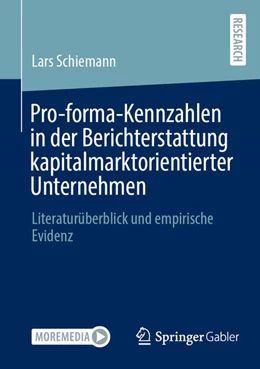 Abbildung von Schiemann | Pro-forma-Kennzahlen in der Berichterstattung kapitalmarktorientierter Unternehmen | 1. Auflage | 2024 | beck-shop.de