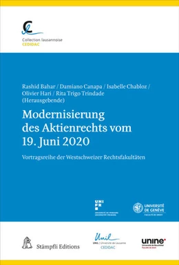 Abbildung von Bahar / Canapa | Modernisierung des Aktienrechts vom 19. Juni 2020 | 1. Auflage | 2025 | 124 | beck-shop.de