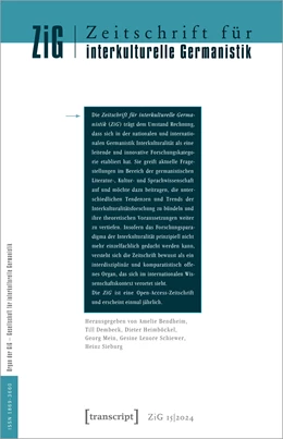 Abbildung von Bendheim / Dembeck | Zeitschrift für interkulturelle Germanistik | 1. Auflage | 2025 | beck-shop.de
