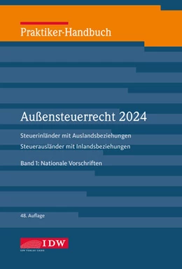 Abbildung von Praktiker-Handbuch Außensteuerrecht 2024 | 48. Auflage | 2024 | beck-shop.de