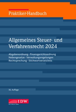 Abbildung von Allgemeines Steuer-und Verfahrensrecht 2024 | 36. Auflage | 2024 | beck-shop.de