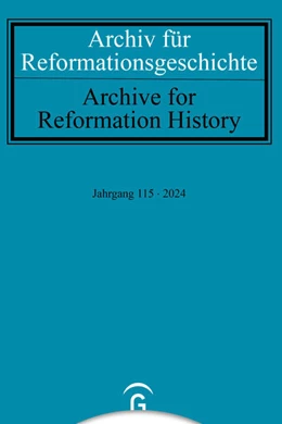 Abbildung von Archiv für Reformationsgeschichte - Aufsatzband | 1. Auflage | 2025 | beck-shop.de