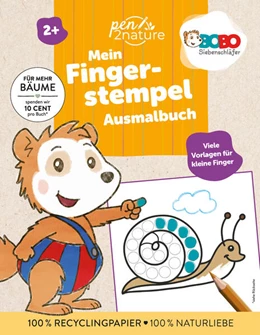 Abbildung von Pen2nature | Bobo Siebenschläfer Mein Fingerstempel-Ausmalbuch | 1. Auflage | 2024 | beck-shop.de