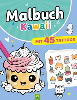 Abbildung von Schwager & Steinlein Verlag | Malbuch Kawaii mit 45 Tattoos | 1. Auflage | 2024 | beck-shop.de