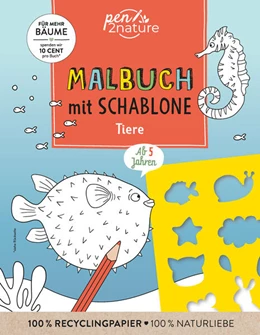 Abbildung von Pen2nature | Malbuch mit Schablone. Tiere | 1. Auflage | 2024 | beck-shop.de