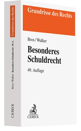 Abbildung von Brox / Walker | Besonderes Schuldrecht | 49. Auflage | 2025 | beck-shop.de