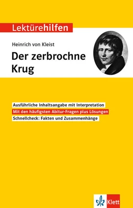 Abbildung von Klett Lektürehilfen Heinrich von Kleist, Der zerbrochne Krug | 2. Auflage | 2024 | beck-shop.de