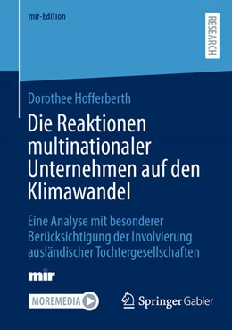 Abbildung von Hofferberth | Die Reaktionen multinationaler Unternehmen auf den Klimawandel | 1. Auflage | 2024 | beck-shop.de