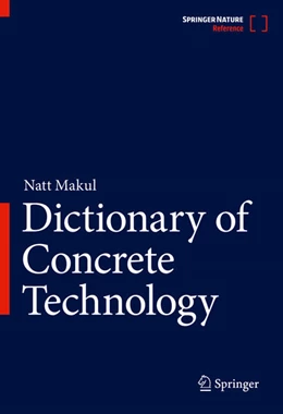 Abbildung von Makul | Dictionary of Concrete Technology | 1. Auflage | 2025 | beck-shop.de