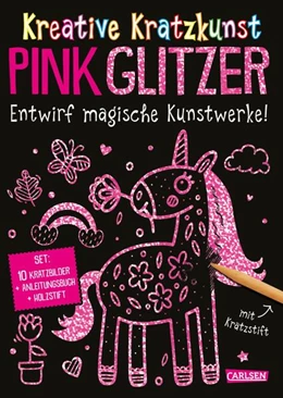 Abbildung von Poitier | Kratzbilder für Kinder: Kreative Kratzkunst: Pink Glitzer | 1. Auflage | 2024 | beck-shop.de