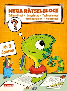 Abbildung von Riter | Rätseln für Kinder ab 8: Mega Rätselblock - Zahlenrätsel, Labyrinthe, Teekesselchen, Wortknobeleien, Quizfragen | 1. Auflage | 2024 | beck-shop.de