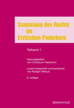 Abbildung von Althaus / Erzbistum Paderborn | Sammlung des Rechts im Erzbistum Paderborn | 6. Auflage | 2024 | beck-shop.de