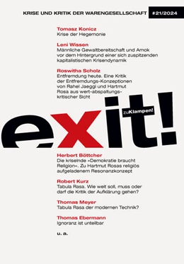 Abbildung von Verein für kritische Gesellschaftswissenschaften e. V. / Konicz | exit! Krise und Kritik der Warengesellschaft | 1. Auflage | 2024 | beck-shop.de
