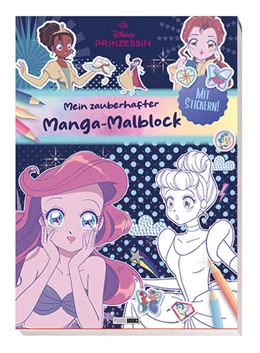 Abbildung von Disney / Panini | Disney Prinzessin: Mein zauberhafter Manga-Malblock | 1. Auflage | 2024 | beck-shop.de