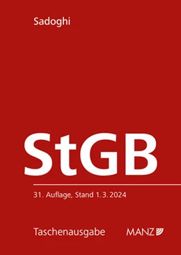 Abbildung von Sadoghi | Strafgesetzbuch StGB | 31. Auflage | 2024 | beck-shop.de