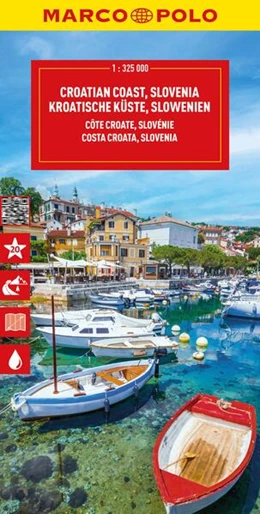 Abbildung von MARCO POLO Reisekarte Kroatische Küste, Slowenien 1:325.000 | 11. Auflage | 2024 | beck-shop.de