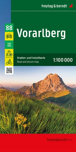 Abbildung von Freytag & Berndt | Vorarlberg, Straßen- und Freizeitkarte 1:100.000, freytag & berndt | 1. Auflage | 2024 | beck-shop.de