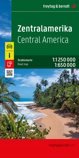 Abbildung von Freytag & Berndt | Zentralamerika, Straßenkarte 1:1.250.000 / 1:650.000, freytag & berndt | 1. Auflage | 2025 | beck-shop.de