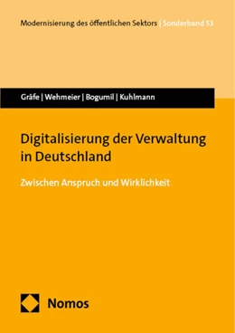 Abbildung von Gräfe / Wehmeier | Digitalisierung der Verwaltung in Deutschland | 1. Auflage | 2024 | beck-shop.de