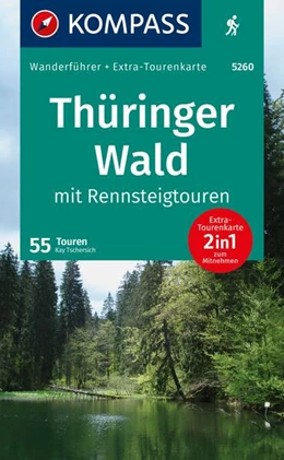 Abbildung von KOMPASS Wanderführer Thüringer Wald mit Rennsteigtouren, 55 Touren mit Extra-Tourenkarte | 2. Auflage | 2024 | beck-shop.de