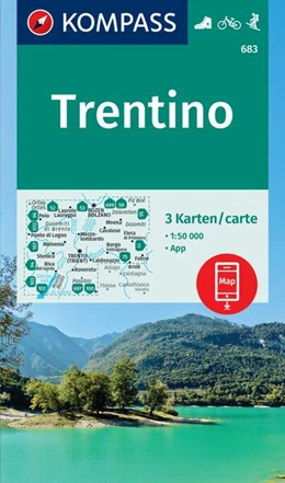 Abbildung von KOMPASS Wanderkarten-Set 683 Trentino (3 Karten) 1:50.000 | 2. Auflage | 2024 | beck-shop.de