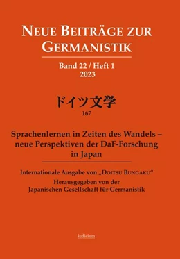 Abbildung von Neue Beiträge zur Germanistik, Band 22 / Heft 1 / 2023 | 1. Auflage | 2024 | 22 | beck-shop.de