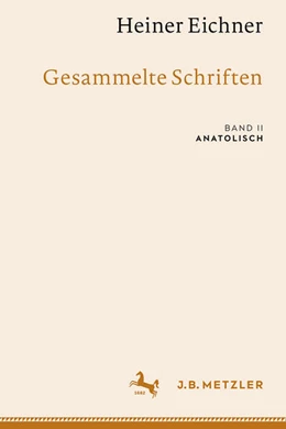 Abbildung von Eichner / Ackermann | Heiner Eichner: Gesammelte Schriften | 1. Auflage | 2024 | beck-shop.de