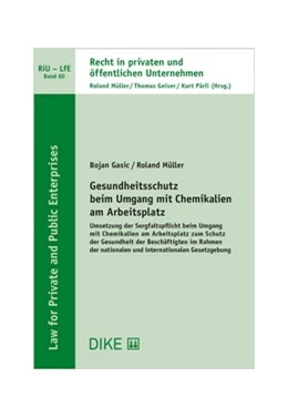 Abbildung von Gasic / Müller | Gesundheitsschutz beim Umgang mit Chemikalien am Arbeitsplatz | 1. Auflage | 2024 | Band 60 | beck-shop.de