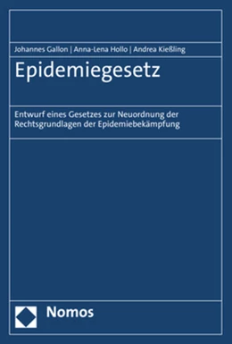 Abbildung von Gallon / Hollo | Epidemiegesetz | 1. Auflage | 2023 | beck-shop.de