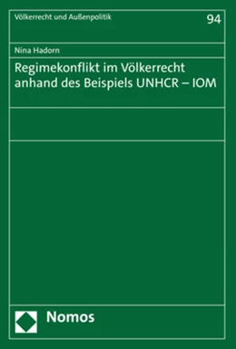 Abbildung von Hadorn | Regimekonflikt im Völkerrecht anhand des Beispiels UNHCR - IOM | 1. Auflage | 2023 | beck-shop.de