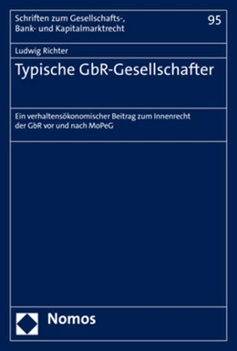 Abbildung von Richter | Typische GbR-Gesellschafter | 1. Auflage | 2023 | beck-shop.de