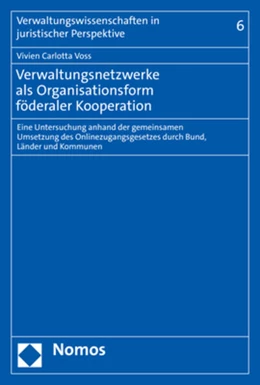 Abbildung von Voss | Verwaltungsnetzwerke als Organisationsform föderaler Kooperation | 1. Auflage | 2023 | beck-shop.de