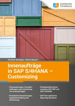 Abbildung von Sterlepper / Munzel | Innenaufträge in SAP S/4HANA - Customizing | 1. Auflage | 2024 | beck-shop.de