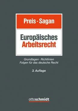 Abbildung von Preis / Sagan | Europäisches Arbeitsrecht | 3. Auflage | 2024 | beck-shop.de