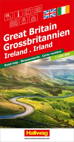 Abbildung von Hallwag Kümmerly+Frey AG | Hallwag Strassenkarte Grossbritannien, Irland 1:650.000 | 5. Auflage | 2024 | beck-shop.de