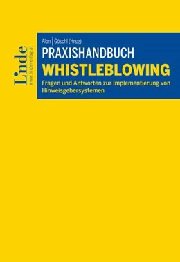 Abbildung von Alon / Göschl | Praxishandbuch Whistleblowing | 1. Auflage | 2024 | beck-shop.de