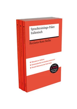 Abbildung von Sprachtrainings-Paket Italienisch. 3 Bände eingeschweißt. Reclam premium Sprachtraining | 1. Auflage | 2024 | beck-shop.de