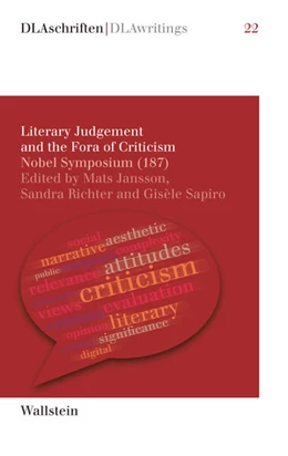 Abbildung von Jansson / Richter | Literary Judgement and the Fora of Criticism | 1. Auflage | 2025 | beck-shop.de