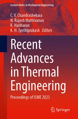 Abbildung von Chandrashekara / Mathivanan | Recent Advances in Thermal Engineering | 1. Auflage | 2024 | beck-shop.de