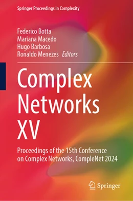 Abbildung von Botta / Macedo | Complex Networks XV | 1. Auflage | 2024 | beck-shop.de