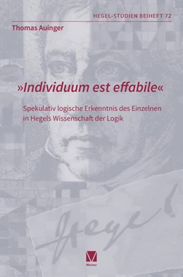 Abbildung von Auinger | »Individuum est effabile« | 1. Auflage | 2021 | beck-shop.de