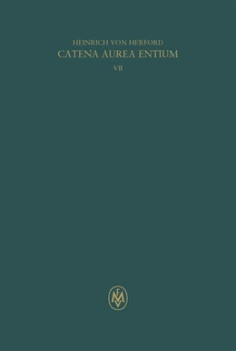 Abbildung von Herford / Panarelli | Catena aurea entium, Buch VII | 1. Auflage | 2023 | beck-shop.de