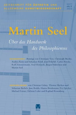 Abbildung von Früchtl / Schmücker | Zeitschrift für Ästhetik und allgemeine Kunstwissenschaft, Band 68/2 | 1. Auflage | 2023 | beck-shop.de