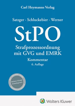 Abbildung von Satzger / Schluckebier | Strafprozessordnung: StPO | 6. Auflage | 2025 | beck-shop.de