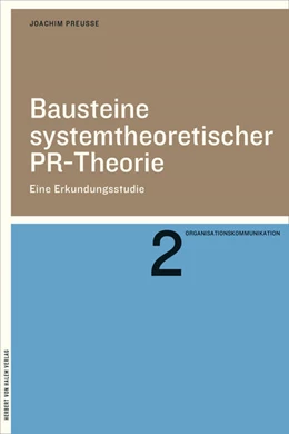 Abbildung von Preusse | Bausteine systemtheoretischer PR-Theorie | 1. Auflage | 2016 | beck-shop.de