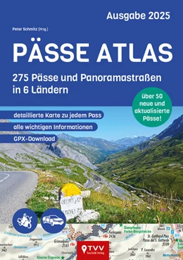 Abbildung von Bikerbetten - TVV Touristik Verlag GmbH / Schmitz | PÄSSE ATLAS 2025 | 8. Auflage | 2025 | beck-shop.de