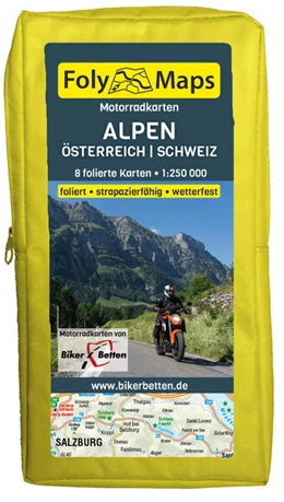 Abbildung von FolyMaps Motorradkarten Alpen Österreich Schweiz | 4. Auflage | 2025 | beck-shop.de