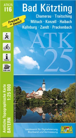 Abbildung von Landesamt für Digitalisierung | ATK25-I16 Bad Kötzting (Amtliche Topographische Karte 1:25000) | 1. Auflage | 2024 | beck-shop.de