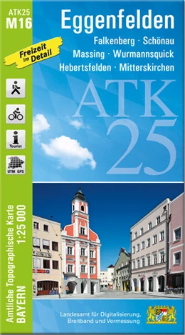 Abbildung von Landesamt für Digitalisierung | ATK25-M16 Eggenfelden (Amtliche Topographische Karte 1:25000) | 1. Auflage | 2024 | beck-shop.de